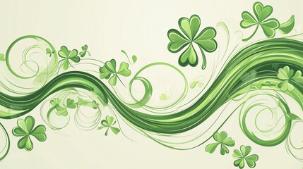 abstract floral background,st patrick day background