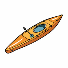 illustration of a kayak