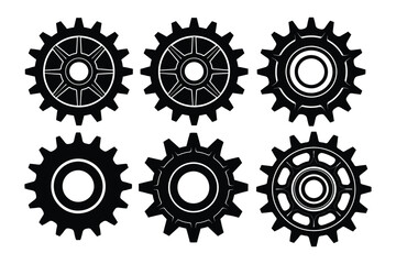 cogwheel silhouette 