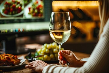 Virtual Wine Tasting Dinner: Savoring Fine Wines and Gourmet Cuisine with Friends or Colleagues via Laptop Video Conferencing