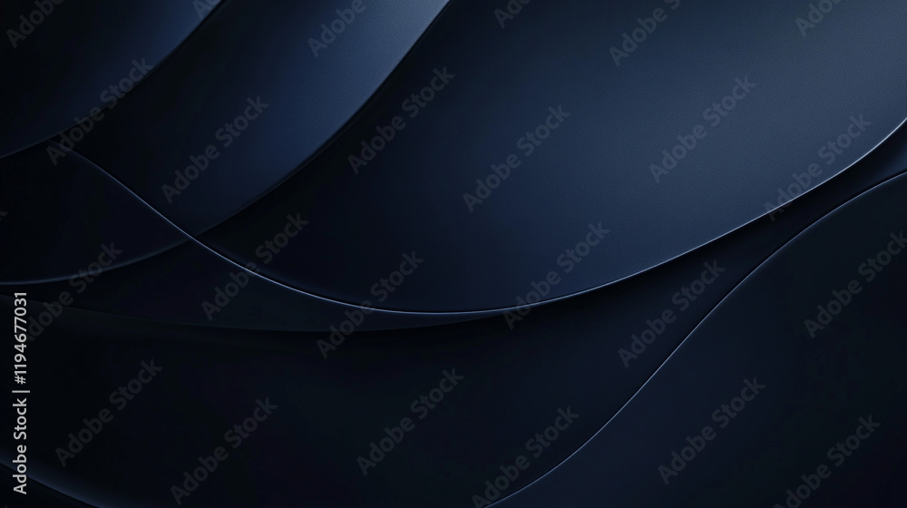 Poster elegant dark abstract waves creating a soothing and modern visual effect in design