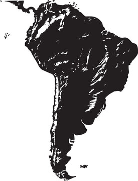 recommend clip art: map of south america continent