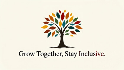 Growth-oriented tree design with inclusive message