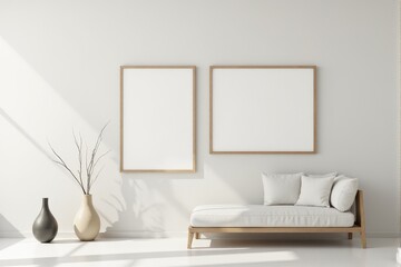 Minimalist wall decor with a single piece of artwork