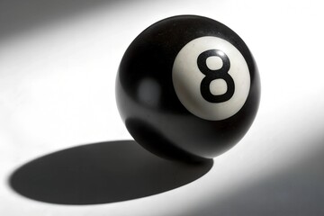 pool ball isolated on white