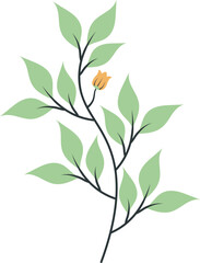 Decoration Floral Botanical Branches