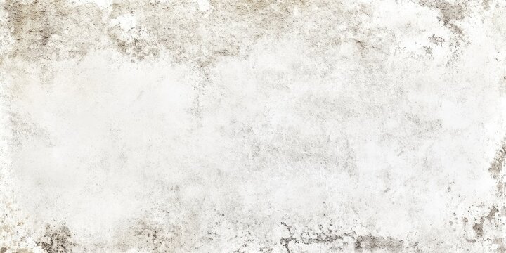 Distressed aged white wallpaper backdrop with subtle grey texture featuring ample copy space perfect for design or writing applications