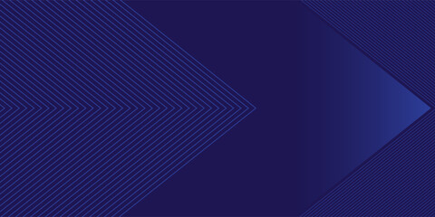 Obraz premium Dark blue abstract background. Modern futuristic geometric lines shape design