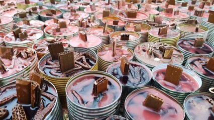 Trench candles. A bunch of blanks for trench candles.