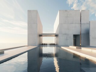 Modern Geometric Architectural Mockups for Unique Design Showcases