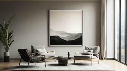 Artwork Frame Mockup With Generative