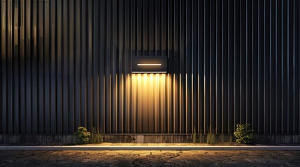 Realistic Hall Logo Mockup for Branding and Interior Design