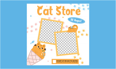 Cat Day Socials Media