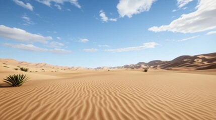 Expansive Desert Landscape