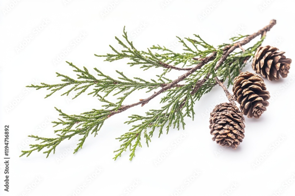 Canvas Prints Pine cones on a branch, natural beauty