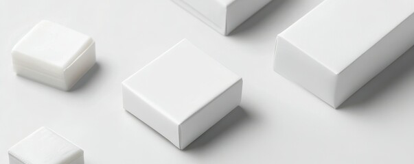 White Soap Box Packaging Mockup