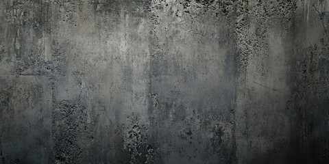 Textured grey concrete background with uneven surface patterns and dark undertones, creating a rustic industrial aesthetic.