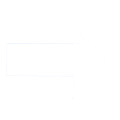 右向きの白い矢印のイラスト