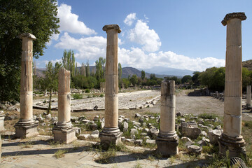 Fototapeta premium South Agora at Aphrodisias, an ancient Roman city in Anatolia, Turkey
