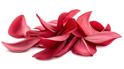 Fototapeta premium Dahlia flower dahlia petals isolated on a white background