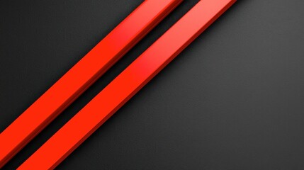 A black background with red lines on it