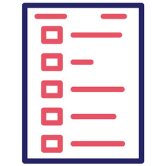 Obraz premium Plan vector icon illustration of Vacation Planning iconset.