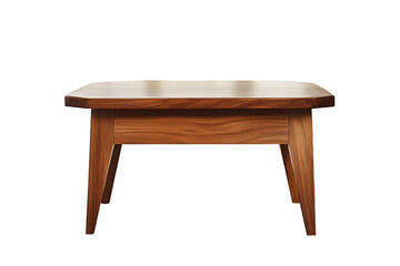 Fototapeta premium A wooden coffee table with a clean, minimalist design