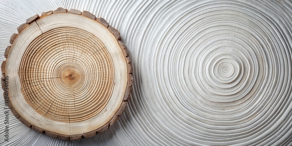 Aufkleber natural wood textures a study in circular patterns