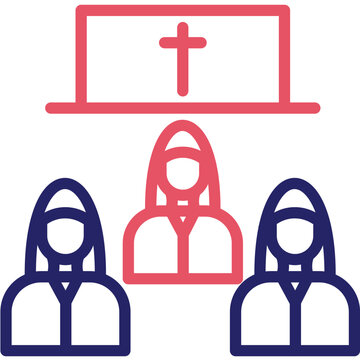 Cermon vector icon illustration of Funeral iconset.