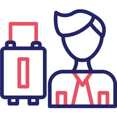 Guests vector icon illustration of Party and Celebration iconset.