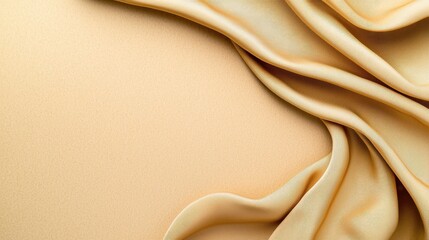 Obraz premium A gold colored fabric with a pattern on it