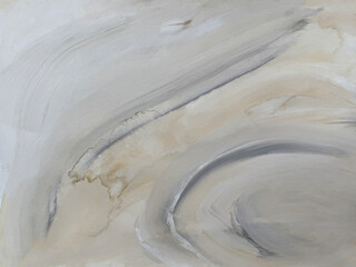 Gray abstract modern painting. Contemporary art.
