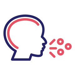 Infectious Droplets vector icon illustration of Infectious Diseases iconset.