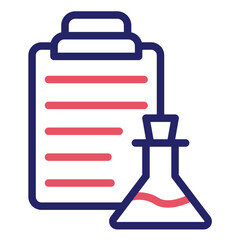 Lab Data vector icon illustration of Lab iconset.