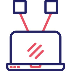 Connections vector icon illustration of Networking iconset.