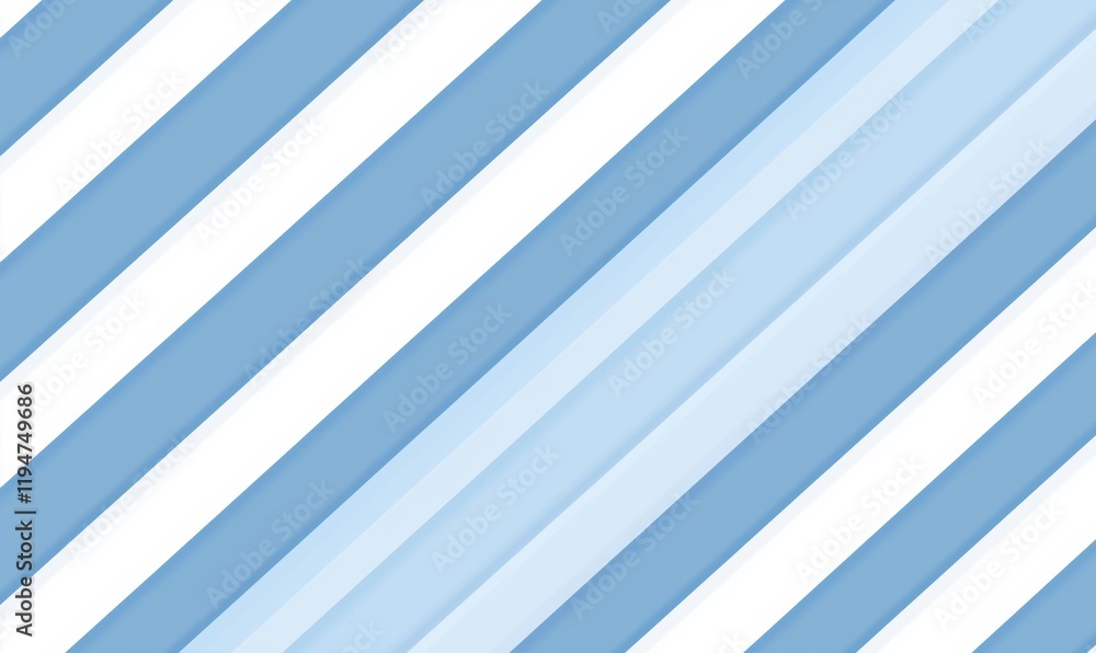 Poster blue diagonal stripes pattern with varying shades creating a modern and stylish design, ideal for ba