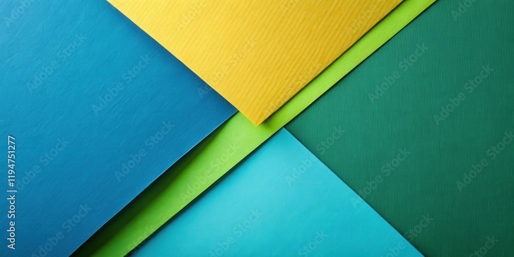 Aufkleber abstract colorful paper texture background with geometric shapes and vibrant hues
