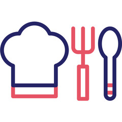 Fototapeta premium Chef vector icon illustration of Cleaning and Dusting iconset.