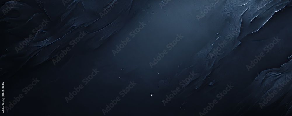 Poster a web banner with an abstract design featuring a dark blue to black and white gradient background, a