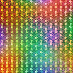 Modern decorative abstract digital artwork with trendy colorful metallic elements. Seamless geometrical pattern with multicolored gradient