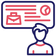 Business Training vector icon illustration of Business Training iconset.