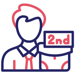 Second Job vector icon illustration of Gig Economy iconset.