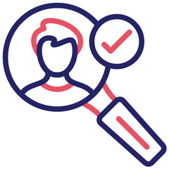 Hiring Staff vector icon illustration of Award Events iconset.