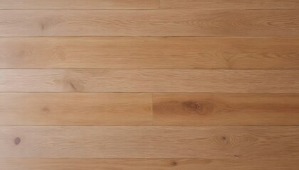 Fototapeta premium Close-up view of light beige oak wood planks.