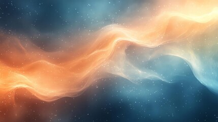 Fototapeta premium Elegant Abstract Gradient in Blue and Gold. Generative AI