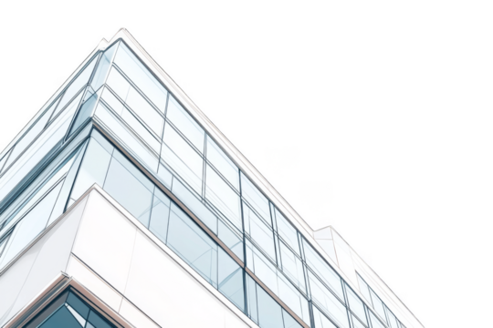 modern office building in glass