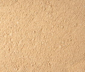 Maca powder texture background, dry Peruvian ginseng powder pattern, ground ayak willku