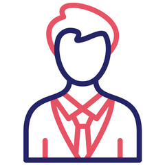 Business Man vector icon illustration of Achievements iconset.