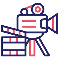 Documentary vector icon illustration of Filmmaking iconset.