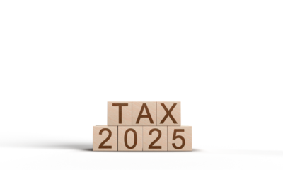 tax day cube block wooden square object icon 2025 tax text font vat financial business deadline april month 15 day 2025 year page event government pay strategy budget 2025 tax money wealth investment 